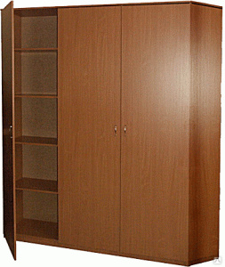 Шкаф 3-створчатый для одежды, из ДСП, комбинированный 0,4мм "ШО-3" 