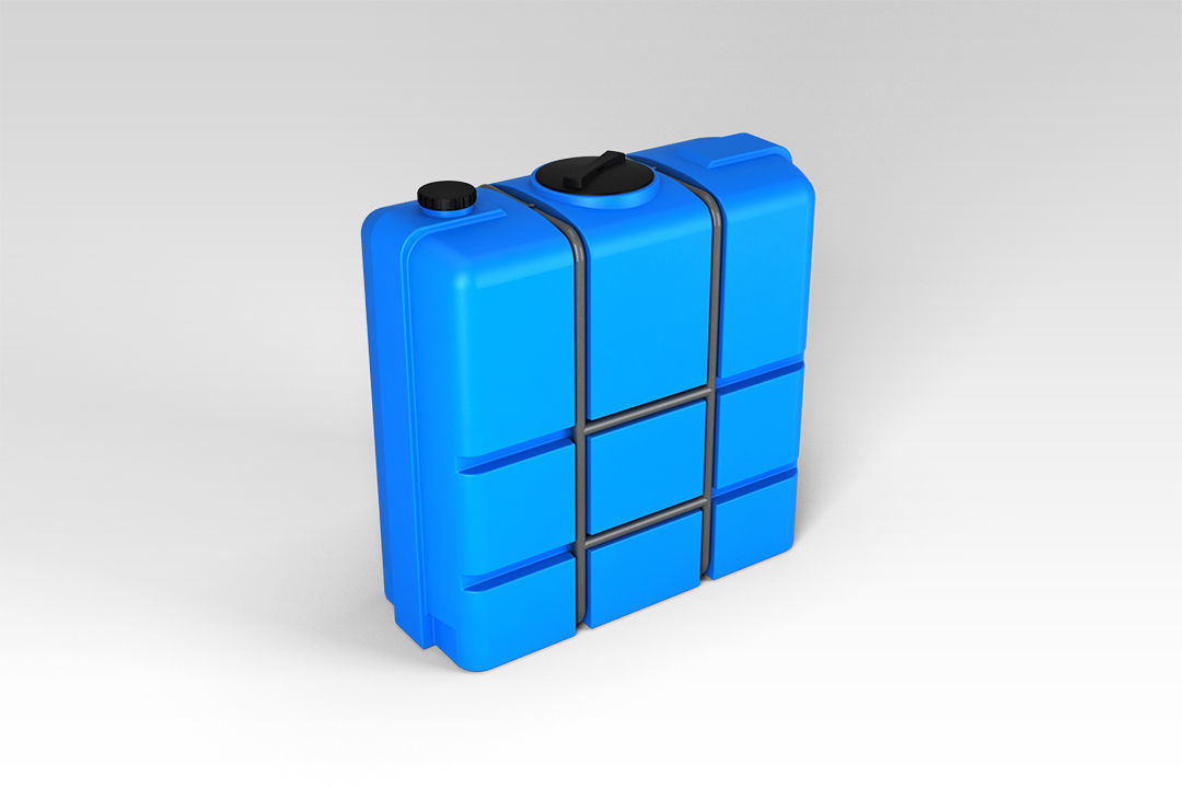 Еврокуб пластиковый для перевозки воды и топлива 1000 литров в обрешетке