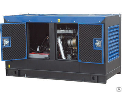 Дизельный генератор тсс ад-10с-т400-1ркм13 в шумозащитном кожухе