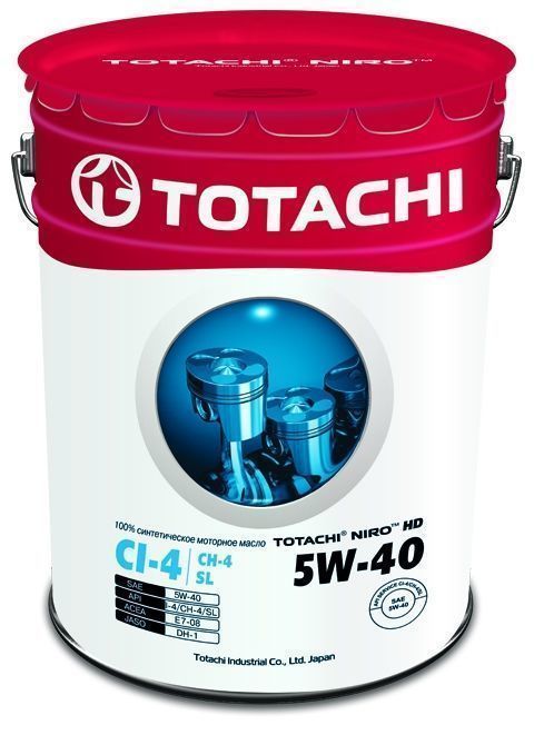 Масло моторное TOTACHI® NIRO™ HD SYNTHETIC 5W-40 20л
