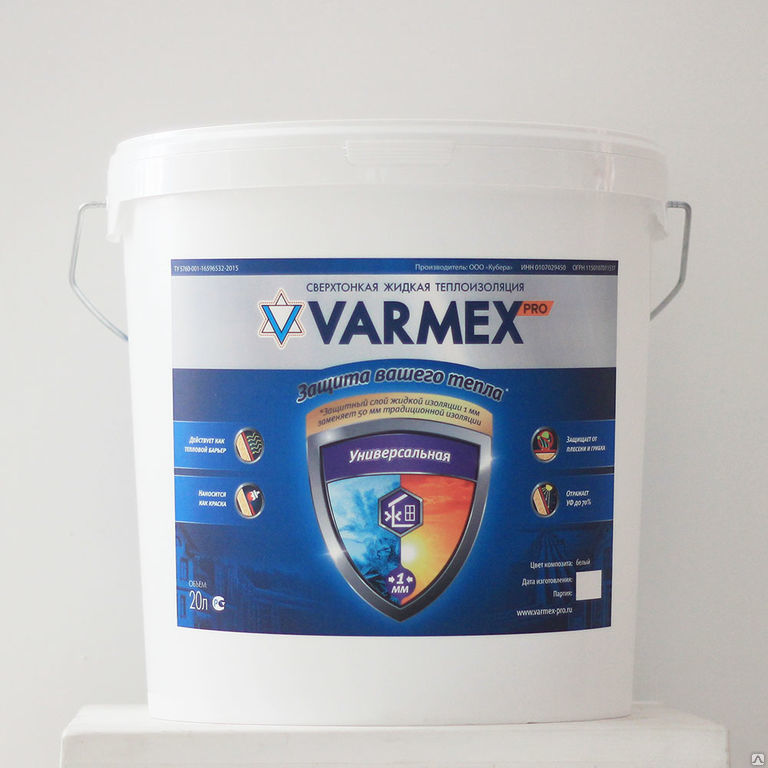 Теплоизоляция жидкая универсальная Varmex