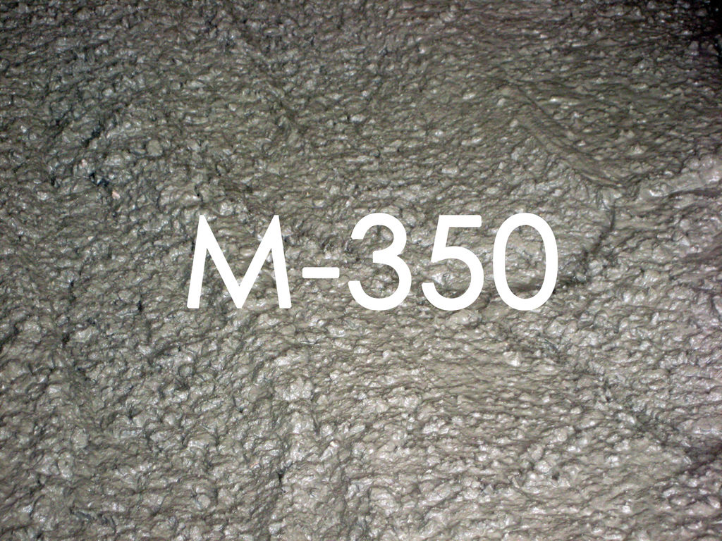Пескобетон М-350.