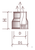 Переход дымохода термо-моно Ф120/Ф180 (aisi430 0,5мм/aisi430 0,5мм) #2