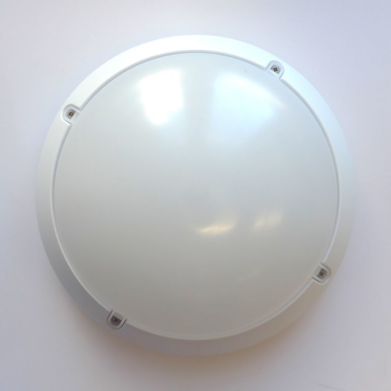 Светильник ДБП-12w 4000К 900Лм круглый с оптико-акустич. датч. IP65 ...