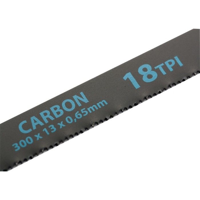 Полотна для ножовки по металлу 300 мм, 18 TPI, Carbon, 2 шт Gross