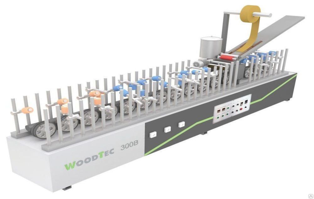 Станок для облицовывания погонажных изделий мод. «WoodTec 300B»