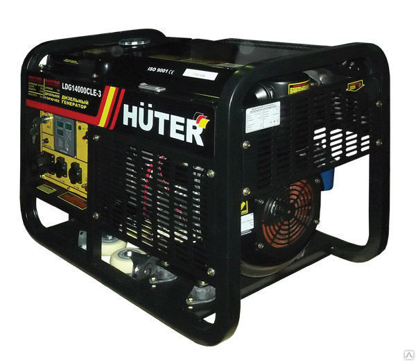 Портативный электрогенератор Huter LDG14000CLE-3