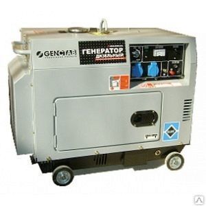 Дизельный малошумный генератор Genctab GSDG-GSDG-6000SATS