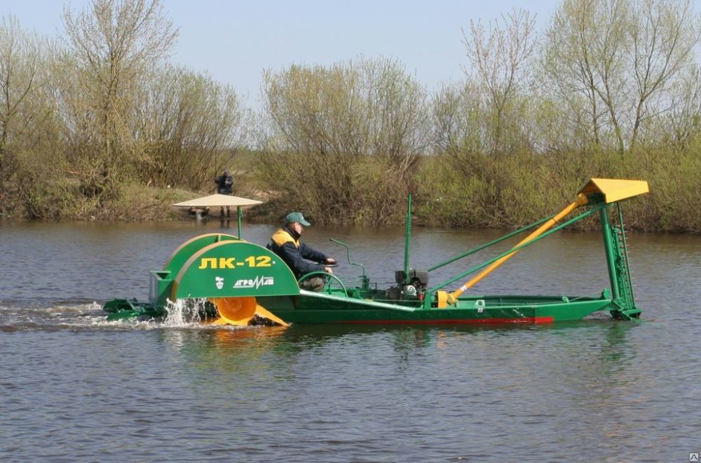 Лодка-косилка для уборки камыша ЛК-12А 2