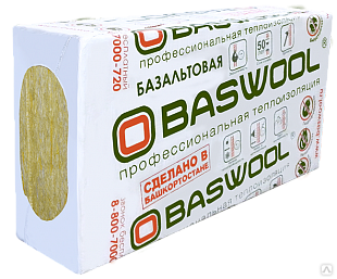 Утеплитель BASWOOL Руф Н-110 (1200x600x50) 6п/0,216м3/4,32м2/6,912м3 под 