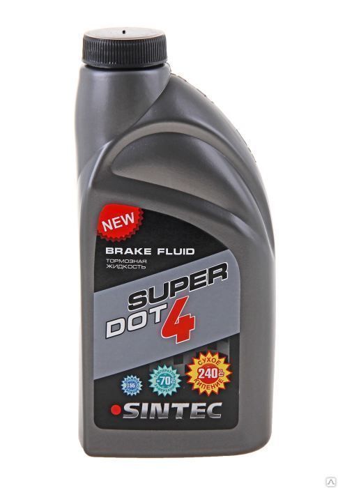Жидкость тормозная SINTEC Super DOT-4 455г