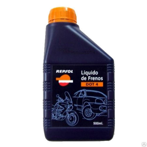 Тормозная жидкость Repsol LIQUIDO DE FRENOS DOT 4 0,5 л