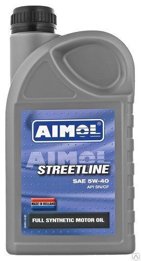 Моторное масло Aimol Streetline 5w40 1л синтетическое