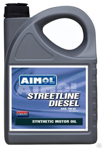 Моторное масло Aimol Streetline 5w40 4л синтетическое