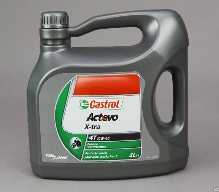 Масло моторное Castrol Act Evo 4T 10w40 X-tra 4л