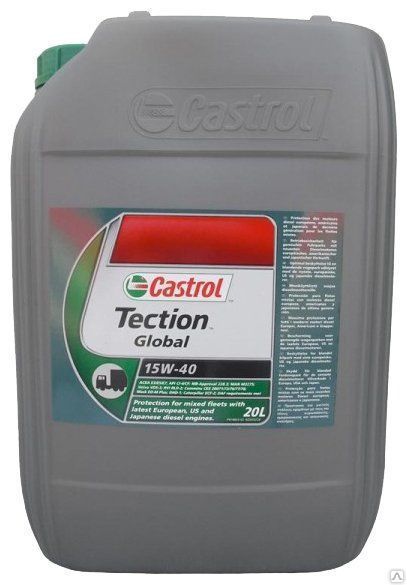 Моторное масло Castrol Tection Global 15W-40 20л