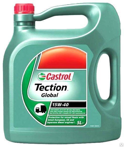 Моторное масло Castrol Tection Global 15W-40 5л