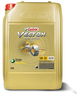 Моторное масло CASTROL Vecton Fuel Saver 5w-30 E6/E9 20л