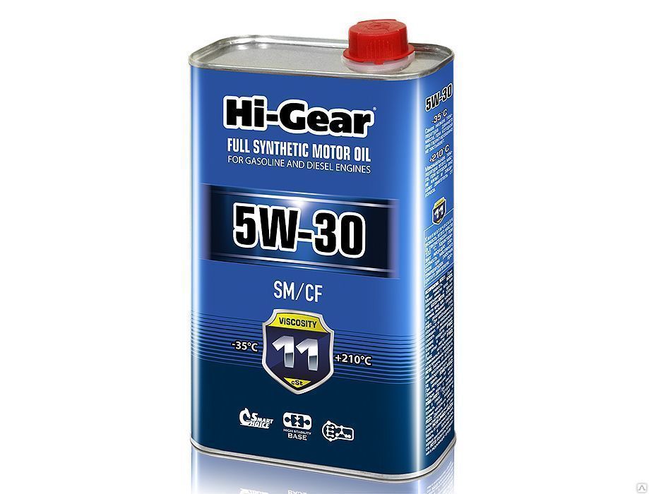 Масло моторное Hi Gear синтетическое HG0030 5w-30 SM/CF 1л