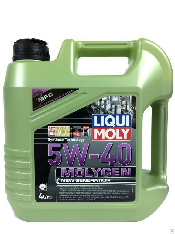 Моторное масло Liqui Moly Molygen New Generation 5w-40 4л