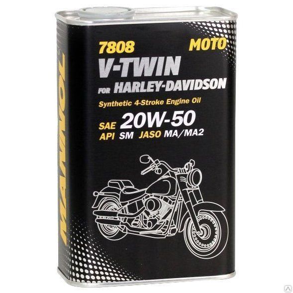 Масло моторное Mannol V-TWIN for Harley-Davidson 7808 20W-50 1л