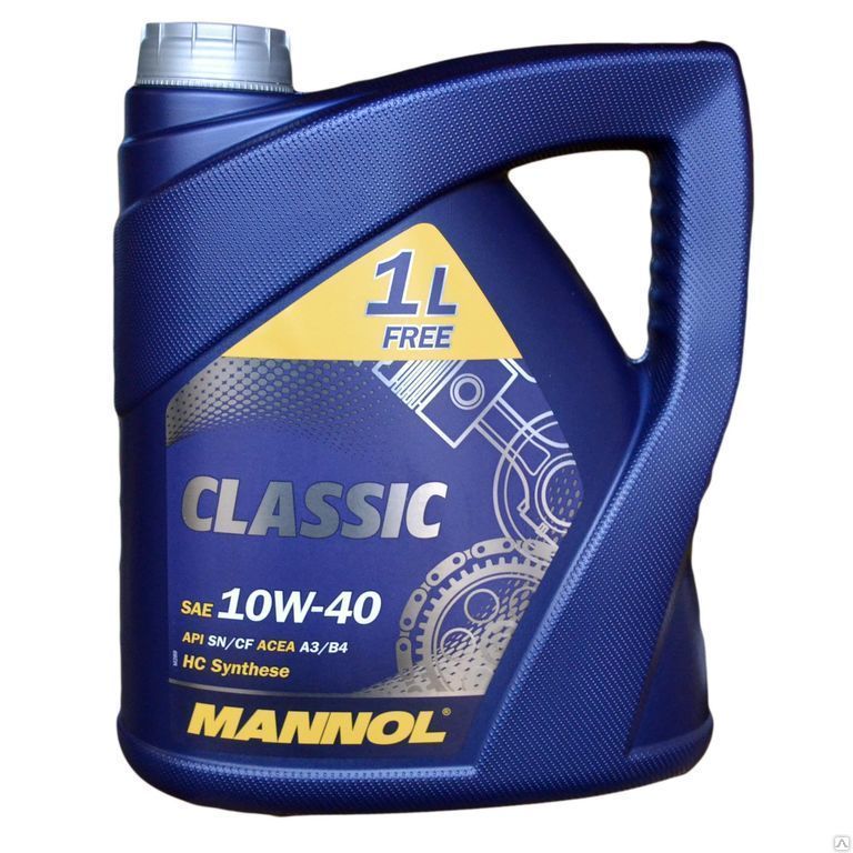 Масло моторное Mannol Classic 10w-40 4л полусинтетическое