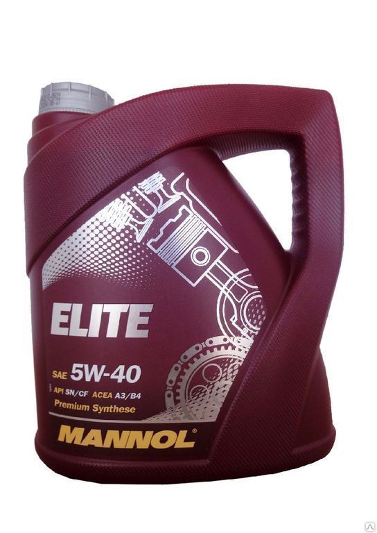 Моторное масло Mannol Elite 5w-40 4л синтетическое