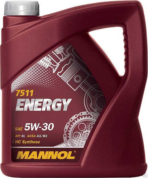 Моторное масло Mannol Energy 5w30 4л синтетическое