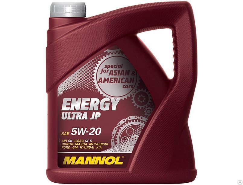 Моторное масло Mannol ENERGY ULTRA JP 5W-20 4л синтетическое