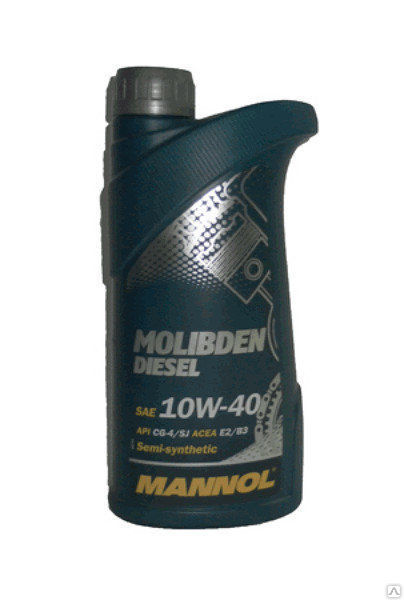 Масло моторное Mannol Molibden Diesel 10w-40 1л полусинтетическое