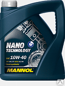 Моторное масло Mannol Nano Technology 10w-40 4л полусинтетическое