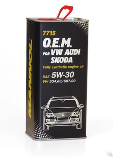Масло моторное MANNOL O.E.M for VW Audi Skoda 5w-30 5л металл