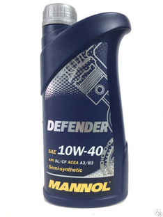 Масло моторное MANNOL Stahlsynt Defender 10w30 полусинт. 1л