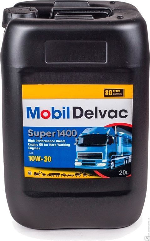 Моторное масло Mobil Delvac Super 1400 10w-30 20л
