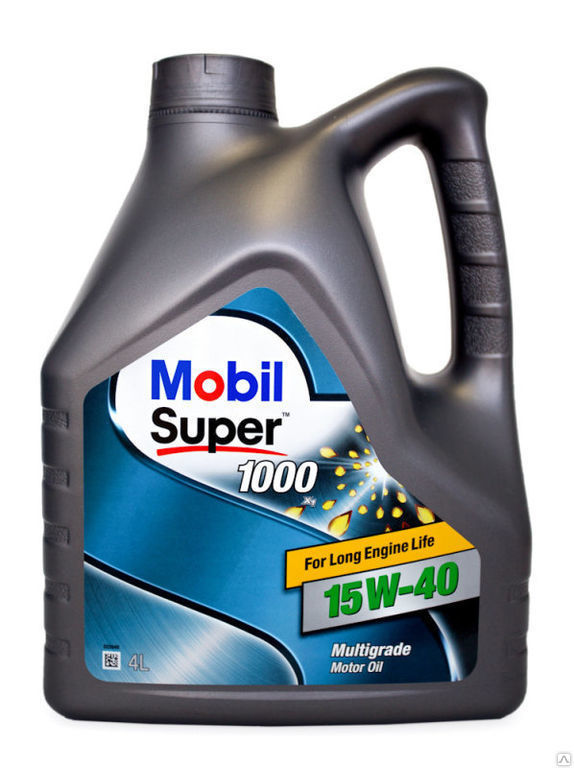 Моторное масло Mobil Super 1000 X1 15w40 4л