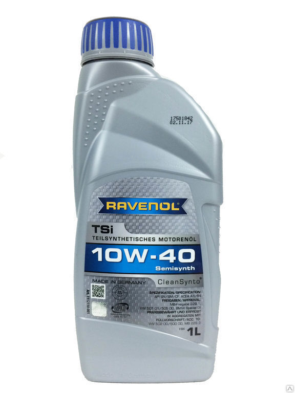 Масло моторное Ravenol TSI 10w-40 1л