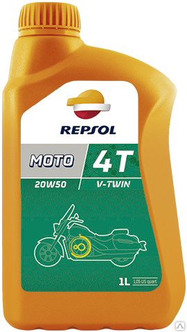 Моторное масло Repsol MOTO V-TWIN 4T 20W50 1 л