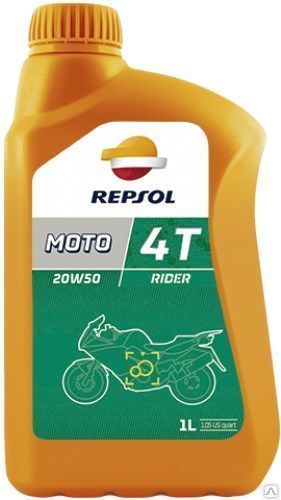 Моторное масло Repsol MOTO RIDER 4T 20W50 1 л