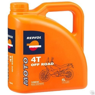 Моторное масло Repsol MOTO OFF ROAD 4T 10W40 4 л 
