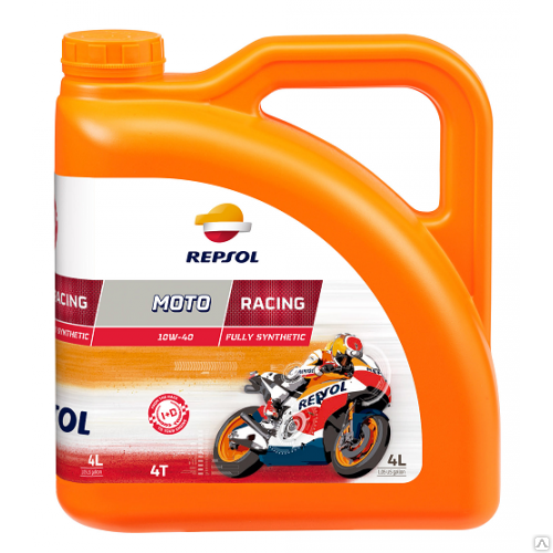 Моторное масло Repsol MOTO RACING 4T 10W40 4 л
