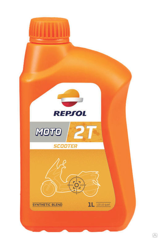 Моторное масло Repsol MOTO SCOOTER 2T 1 л