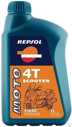Моторное масло Repsol MOTO SCOOTER 4T 5W40 1 л