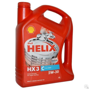 Моторное масло SHELL Helix HX3 C 5w-30 4л 