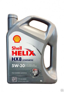 Масло моторное SHELL Helix HX8 5w-30 синт 4л #1