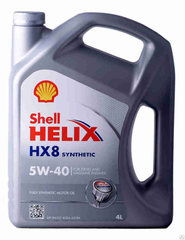 Масло моторное Shell Helix HX8 5w-40 синт 4л