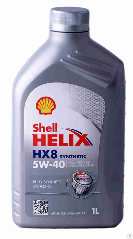 Масло моторное Shell Helix HX8 5w-40 синт 1л