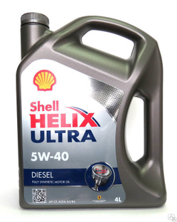 Масло моторное SHELL Helix Diesel Ultra 5w40 синт. 4л