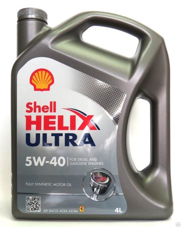 Масло моторное Shell Helix Ultra 5w-40 синт. 4л