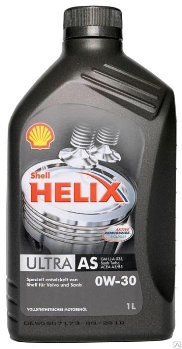 Масло моторное Shell Helix Ultra AS 0w30 1л