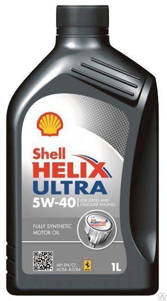 Масло моторное Shell Helix Ultra L 5w-40 синт. 1л